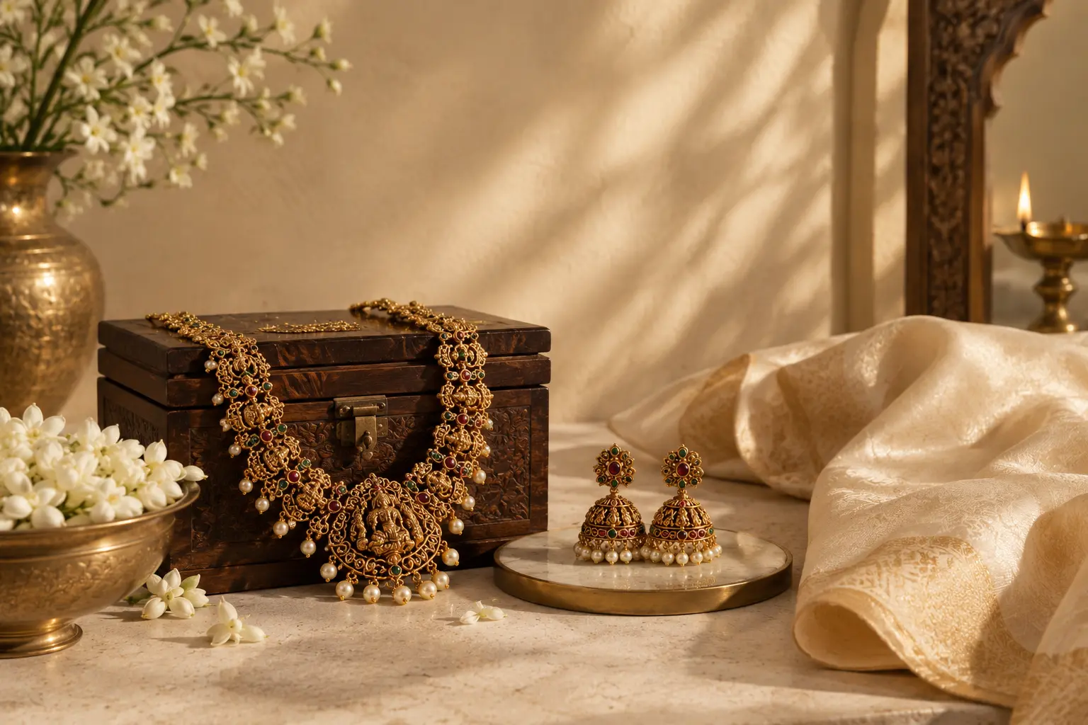 heritage gold jewelry still life